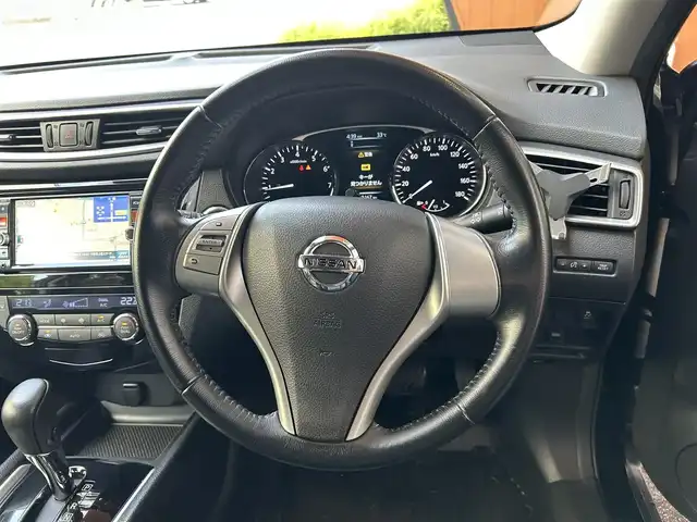日産 エクストレイル 20X エマージェンシーブレーキ 兵庫県 2014(平26)年 13.1万km ダイヤモンドブラック (株)IDOMが運営する【じしゃロン西宮店】の自社ローン専用車両になります。こちらは現金またはオートローンご利用時の価格です。自社ローンご希望の方は別途その旨お申付け下さい/純正ナビ/フルセグテレビ/バックカメラ/アイドリングストップ/プッシュスタート/ETC/シートヒーター