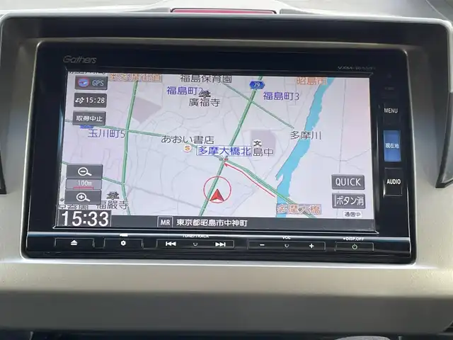 ホンダ フリード G プレミアムエディション 東京都 2015(平27)年 7.3万km ホワイトオーキッドパール (株)IDOMが運営する【じしゃロン昭島店】の自社ローン専用車両になります。/こちらは現金またはオートローンご利用時の価格です。自社ローンご希望の方は別途その旨お申付け下さい/純正ナビ（ＳＤ・CD・ＴＶ）/バックカメラ/Bluetooth/ETC/両側パワースライドドア/オートライト/電格ミラー/ウィンカーミラー/純正フロアマット/純正アルミホイール