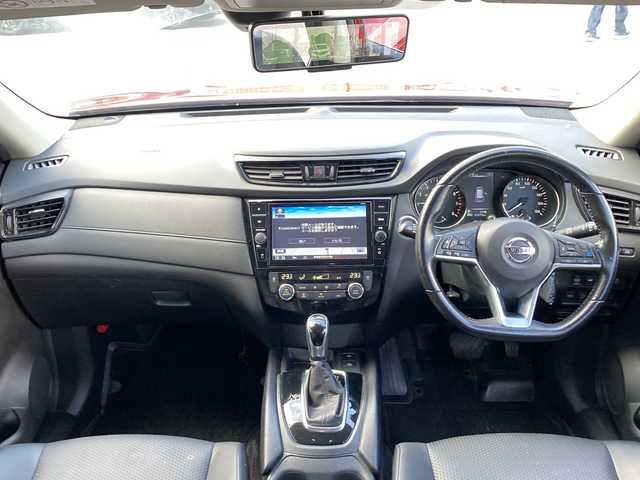 日産 エクストレイル 20Xi Vセレクション 岐阜県 2020(令2)年 6.8万km ガーネットレッド 登録時走行距離：67575km/純正ナビ（MM320D-L）/アラウンドビューモニター/フルセグテレビ・CD・DVD・Bluetooth/デジタルインナーミラー/プロパイロット/ETC/レーダークルーズコントロール/レーンキープアシスト/前後コーナーセンサー/アイドリングストップ/パワーバックドア/パワーシート/シートヒーター/ステアリングスイッチ/LEDヘッドライト/フォグライト/オートライト/オートマチックハイビーム/プッシュスタート/スマートキー/ルーフレール/純正フロアマット/ドアバイザー/純正18インチアルミホイール/ライトレベライザー/保証書