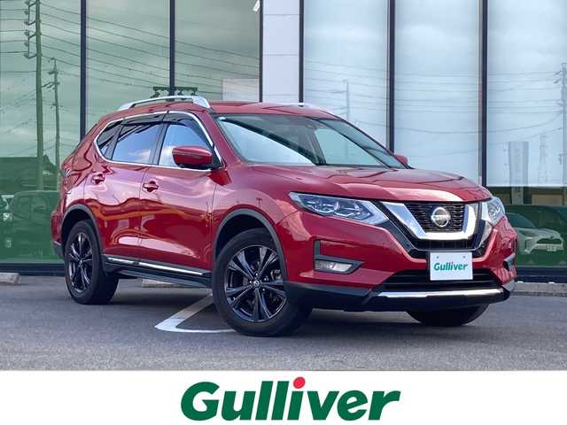 日産 エクストレイル 20Xi Vセレクション 岐阜県 2020(令2)年 6.8万km ガーネットレッド 登録時走行距離：67575km/純正ナビ（MM320D-L）/アラウンドビューモニター/フルセグテレビ・CD・DVD・Bluetooth/デジタルインナーミラー/プロパイロット/ETC/レーダークルーズコントロール/レーンキープアシスト/前後コーナーセンサー/アイドリングストップ/パワーバックドア/パワーシート/シートヒーター/ステアリングスイッチ/LEDヘッドライト/フォグライト/オートライト/オートマチックハイビーム/プッシュスタート/スマートキー/ルーフレール/純正フロアマット/ドアバイザー/純正18インチアルミホイール/ライトレベライザー/保証書