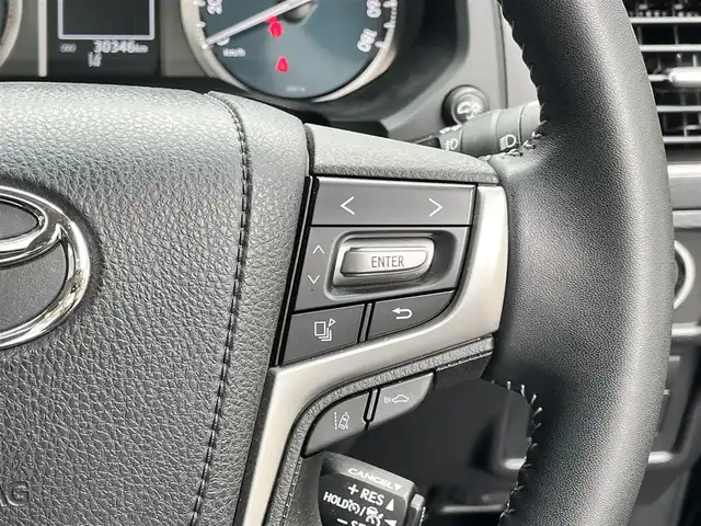 トヨタ ランドクルーザー プラド TX Lパッケージ ブラックED 滋賀県 2020(令2)年 3.1万km ブラック サンルーフ/純正ナビ/【Bluetooth/CD/DVD/HDMI/フルセグTV】/バックカメラ/ETC/ドラレコ/黒革シート/シートヒーター/シートベンチレーション/パワーシート/ブラックルーフレール/ブラック塗装アルミホイール/トヨタセーフティセンス/・プリクラッシュセーフティ/・レーンディパーチャーアラート/・オートマチックハイビーム/・レーダークルーズコントロール/・ロードサインアシスト/クリアランスソナー/LEDライト