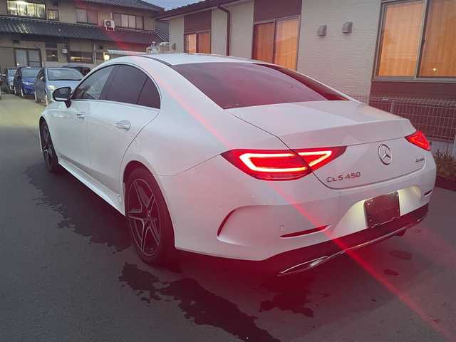 メルセデス・ベンツ ＣＬＳ４５０ 4マチック スポーツ 愛知県 2019(平31)年 4万km ダイヤモンドホワイト エクスクルーシブパッケージ/ナッパレザーシート/シートベンチレーター/Burmester/エアーボディコントロールサスペンション/レーダーセーフティーパッケージ/アクティブディスタンスアシストディストロニック/アクティブステアリングアシスト/アクティブレーンチェンジアシスト/アクティブエマージェンシーストップアシスト/PRE-SAFE/アクティブレーンキープアシスト/COMMANDナビ/Bluetooth/フルセグTV/AppleCarPlay/AndroidAuto/シートヒーター/360度カメラETC/パワーバックドア/プッシュスタート/アイドリングストップ