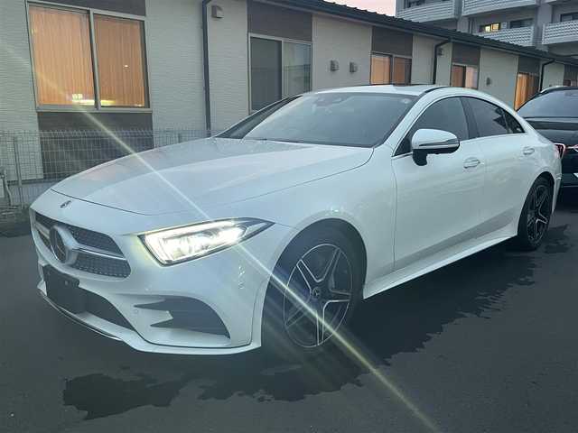 メルセデス・ベンツ ＣＬＳ４５０ 4マチック スポーツ 愛知県 2019(平31)年 4万km ダイヤモンドホワイト エクスクルーシブパッケージ/ナッパレザーシート/シートベンチレーター/Burmester/エアーボディコントロールサスペンション/レーダーセーフティーパッケージ/アクティブディスタンスアシストディストロニック/アクティブステアリングアシスト/アクティブレーンチェンジアシスト/アクティブエマージェンシーストップアシスト/PRE-SAFE/アクティブレーンキープアシスト/COMMANDナビ/Bluetooth/フルセグTV/AppleCarPlay/AndroidAuto/シートヒーター/360度カメラETC/パワーバックドア/プッシュスタート/アイドリングストップ