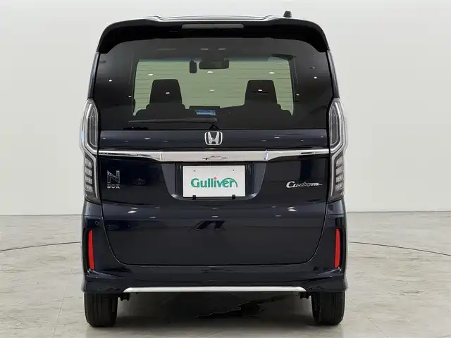 ホンダ Ｎ ＢＯＸ カスタム L 福岡県 2022(令4)年 2.8万km ミッドナイトブルービームM 純正８型ナビ（フルセグＴＶ）　/バックカメラ　/ＥＴＣ　/前後ドラレコ　/ホンダセンシング　/アダプティブクルコン　/コーナーセンサー　/衝突軽減ブレーキ　/レーンキープ　/シートヒーター　/片側電動スライドドア　/ＬＥＤヘッドライト