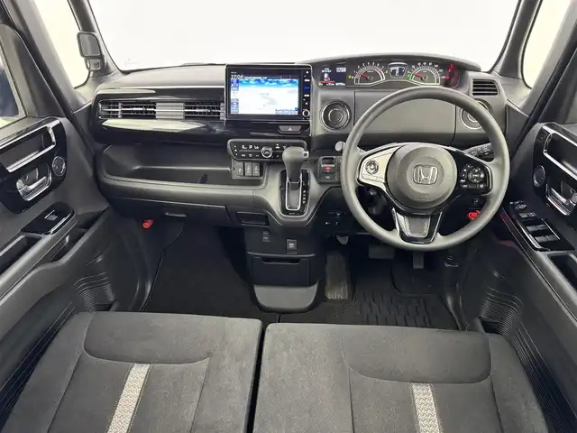 ホンダ Ｎ ＢＯＸ カスタム L 福岡県 2022(令4)年 2.8万km ミッドナイトブルービームM 純正８型ナビ（フルセグＴＶ）　/バックカメラ　/ＥＴＣ　/前後ドラレコ　/ホンダセンシング　/アダプティブクルコン　/コーナーセンサー　/衝突軽減ブレーキ　/レーンキープ　/シートヒーター　/片側電動スライドドア　/ＬＥＤヘッドライト