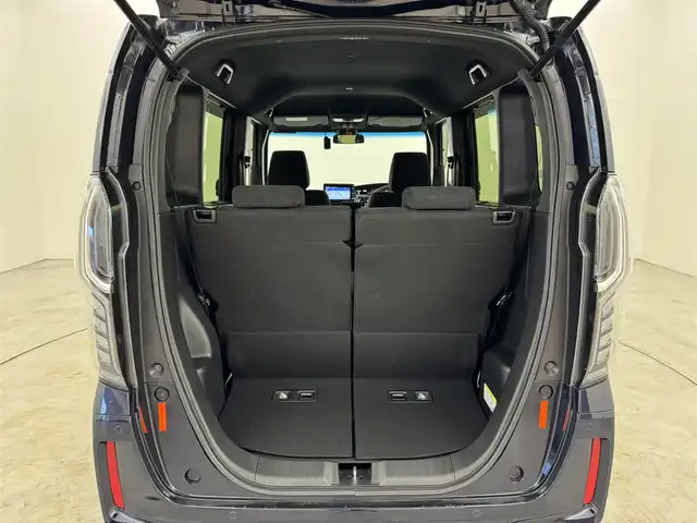 ホンダ Ｎ ＢＯＸ カスタム L 福岡県 2022(令4)年 2.8万km ミッドナイトブルービームM 純正８型ナビ（フルセグＴＶ）　/バックカメラ　/ＥＴＣ　/前後ドラレコ　/ホンダセンシング　/アダプティブクルコン　/コーナーセンサー　/衝突軽減ブレーキ　/レーンキープ　/シートヒーター　/片側電動スライドドア　/ＬＥＤヘッドライト