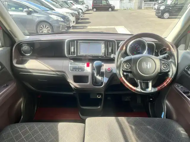 ホンダ Ｎ ＯＮＥ プレミアム ツアラー Lパッケージ 島根県 2014(平26)年 8.3万km ミラノレッド 純正メモリナビ　/地デジ　/DVD再生　/Bluetooth接続　/バックカメラ　/前方ドライブレコーダー　/ETC　/クルーズコントロール/横滑り防止装置　/スマートキー　/プッシュスタート　/純正HIDヘッドライト　/社外１５インチアルミホイール　/純正フロアマット/保証書・取扱説明書（本体＋ナビ）/スペアキー１本