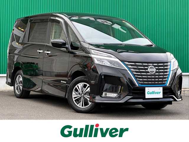 日産 セレナ e－パワー ハイウェイスター V 宮城県 2022(令4)年 6万km ダイヤモンドブラック プロパイロット/インテリジェントエマージェンシーブレーキ/踏み間違い衝突防止アシスト/車線逸脱防止支援システム/車線逸脱警報/後側方衝突防止支援システム/後側方車両検知警報/後退時車両検知警報/前方衝突予測警報/標識検知機能/コーナーセンサー/純正フリップダウンモニター/純正10インチナビ/・CD/DVD/・Bluetooth/・フルセグTV/ビルトインETC/ドライブレコーダー/両側ハンズフリーパワースライドドア/革巻きステアリング/電動パーキングブレーキ/ブレーキホールド/アダプティブLEDヘッドランプ/フォグランプ/オートライト/スマートキー＆プッシュスタート/電動格納ミラー/純正15インチAW/純正フロアマット/ドアバイザー/Wエアバッグ