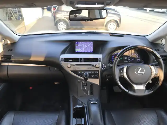 レクサス ＲＸ 450h バージョンL 富山県 2013(平25)年 7.2万km ホワイトパールクリスタルシャイン 4WD/サンルーフ/純正ナビ/フルセグTV/バックカメラ/コーナーセンサー/レーダークルーズコントロール/レザーシート/パワーシート/シートヒーター／エアシート/電動リアゲート/ステアリングスイッチ/革巻きステアリング/プッシュスタート/スマートキー/ETC