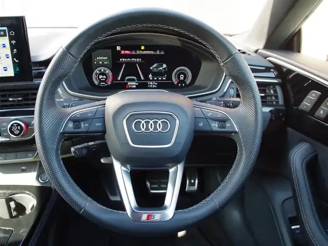 アウディ Ａ５ SB 40TDIクワトロ Sライン 埼玉県 2022(令4)年 2.1万km 白 ブラックハーフレザーシート/アダプティブクルーズコントロール/全周囲カメラ/パークセンサー/ブラインドスポットモニター/バーチャルコックピット/全席シートHI/Bluetooth/フルセグTV/電動リアゲート/ETC/ドラレコ