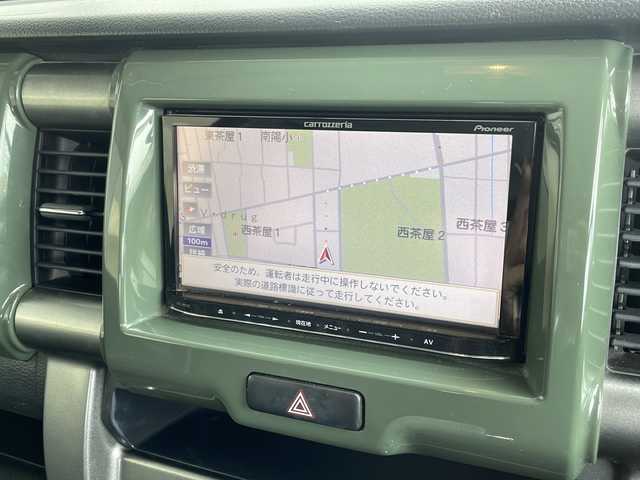 スズキ ハスラー Jスタイル 愛知県 2015(平27)年 6.8万km クールカーキパールメタリック/ホワイト2トーンルーフ 衝突軽減システム/７インチSDナビ/シートヒーター/ワンセグ/CD/オートライト/ステアリングスイッチ/スマートキー/プッシュスタート/純正フロアマット/ベンチシート