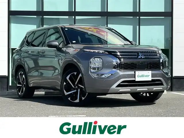 三菱 アウトランダー ＰＨＥＶ P 和歌山県 2021(令3)年 2.9万km チタニウムグレーメタリック 純正8インチナビ/全方位カメラ/フルセグTV/BOSEスピーカー/衝突軽減ブレーキ/ブラインドスポットモニター/レーダークルコン/前後コーナーセンサー/ルームミラー型ドラレコ/ETC/シートヒーター/置くだけ充電器/パドルシフト/シートメモリー/パワーシート/フォグランプ/電動リアゲート