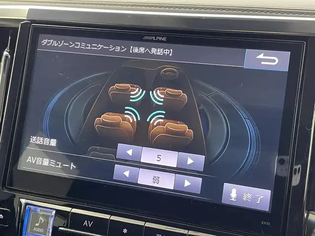 トヨタ ヴェルファイア Z Aエディション 群馬県 2015(平27)年 7.6万km ホワイトパールクリスタルシャイン フリップダウンモニター　ＡＬＰＩＮＥ１０インチナビ　バックカメラ　両側パワースライドドア　クルーズコントロール　ＬＥＤ　オットマン　純正１７インチＡＷ　ステアリングリモコン　ＥＴＣ　スマートキー　禁煙