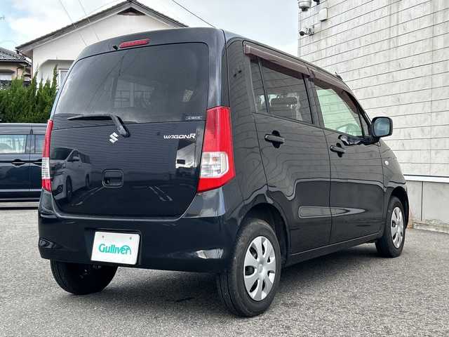 スズキ ワゴンＲ FX 山形県 2011(平23)年 6.5万km ブルーイッシュブラックパール3 社外7インチナビ/・ワンセグTV/AM/FM/CD/５速MT/電動格納ミラー/純正フロアマット/ハロゲンヘッドライト