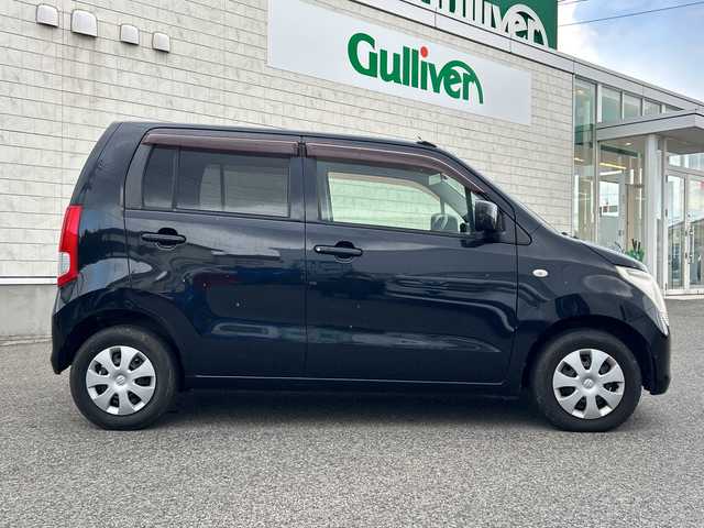 スズキ ワゴンＲ FX 山形県 2011(平23)年 6.5万km ブルーイッシュブラックパール3 社外7インチナビ/・ワンセグTV/AM/FM/CD/５速MT/電動格納ミラー/純正フロアマット/ハロゲンヘッドライト