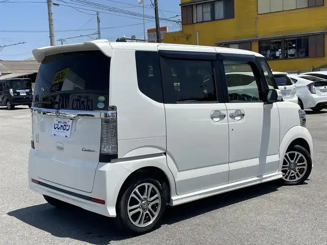 ホンダ Ｎ ＢＯＸ カスタム SSパッケージ 佐賀県 2017(平29)年 7.5万km プレミアムホワイトパールⅡ （株）IDOMが運営する【じしゃロン佐賀店】の自社ローン専用車両になります。/こちらは現金またはオートローンご利用時の価格です。自社ローンご希望の方は別途その旨お申し付けください/バックカメラ/ETC/片側パワースライドドア/シートヒーター/LEDヘッドライト/オートライト/横滑り防止装置/スマートキー/プッシュスタート/純正AW14インチ