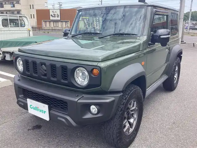 スズキ ジムニー シエラ JC 滋賀県 2024(令6)年 0.7万km ジャングルグリーン ワンオーナー/車検9年2月まで/ビルシュタインショック/アイバッハスプリング/TOYOオープンカントリータイヤ/純正LSD/クスコストラットタワーバー/カロッツェリア９インチナビ/　Bluetooth、DVD、CD、フルセグテレビ/バックカメラ/ETC/純正LEDヘッドライト/前席シートヒーター/純正16インチアルミホイール/スズキセーフティサポート/クルーズコントロール/スペアキー有り/取扱説明書/保証書/