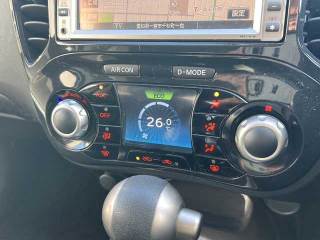 日産 ジューク 15RX 愛知県 2010(平22)年 7.6万km ブリリアントホワイトパール ワンオーナー/純正HDDナビ/【ワンセグ・SD・ラジオ】/バックカメラ/ETC/リモコンキー/純正フロアマット/ドアバイザー/新車保証書/取扱説明書