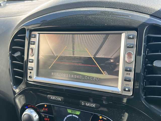 日産 ジューク 15RX 愛知県 2010(平22)年 7.6万km ブリリアントホワイトパール ワンオーナー/純正HDDナビ/【ワンセグ・SD・ラジオ】/バックカメラ/ETC/リモコンキー/純正フロアマット/ドアバイザー/新車保証書/取扱説明書