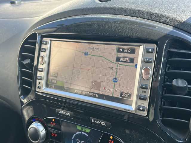 日産 ジューク 15RX 愛知県 2010(平22)年 7.6万km ブリリアントホワイトパール ワンオーナー/純正HDDナビ/【ワンセグ・SD・ラジオ】/バックカメラ/ETC/リモコンキー/純正フロアマット/ドアバイザー/新車保証書/取扱説明書