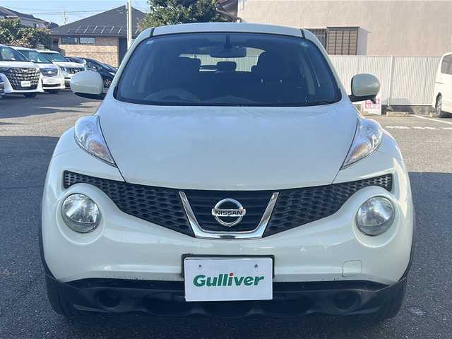 日産 ジューク 15RX 愛知県 2010(平22)年 7.6万km ブリリアントホワイトパール ワンオーナー/純正HDDナビ/【ワンセグ・SD・ラジオ】/バックカメラ/ETC/リモコンキー/純正フロアマット/ドアバイザー/新車保証書/取扱説明書