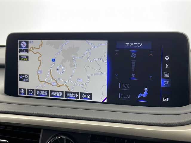 レクサス ＲＸ 450h Fスポーツ 千葉県 2020(令2)年 4.9万km ホワイトノーヴァガラスフレーク 純正ナビ/　CD/DVD/Bluetooth/フルセグTV/　Apple car play/Android Auto/レクサスセーフティシステム/レーダークルーズコントロール/レーンキープアシスト/衝突軽減ブレーキ/クリアランスソナー/アラウンドビューモニター/ブラインドスポットモニター/ヘッドアップディスプレイ/先行車発進警報/ロードサインアシスト/電動パーキング/オートホールド/オートハイビーム/レザーシート/エアヒーター/パワーシート（前席）/全席シートヒーター/シートメモリー（運転席）/ステアリングヒーター/ビルトインETC２．０/前方ドラレコ/AC100V充電/パドルシフト/三眼LEDライト/フォグランプ/レーダー探知機/ロールサンシェード/フロアマット