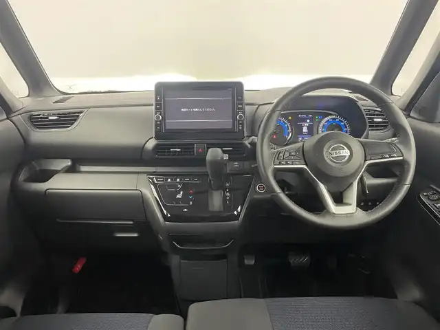 日産 ルークス ハイウェイスター Gターボ 埼玉県 2021(令3)年 1.3万km スパークリングレッドM 純正９インチナビ　アラウンドビューモニター　両側電動スライド　LEDヘッドライト　オートライト  オートマッチクハイビーム　サーキュレーター　純正アルミホイール　CD DVD Bluetooth