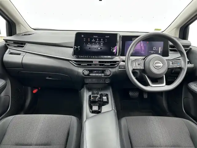 日産 ノート X 熊本県 2023(令5)年 4.1万km オーロラフレアブルーパール 純正ナビ/・AM/FM/USB/BT/HDMI/フルセグTV/・全周囲カメラ/エマージェンシーブレーキ/車線逸脱警報/ブラインドスポットモニター/プロパイロット/速度標識認識/インテリジェントルームミラー/置くだけ充電/電子パーキング/オートホールド/オートライト/ヘッドライトレベライザー/スマートキー/スペアキー/プッシュスタート/純正フロアマット