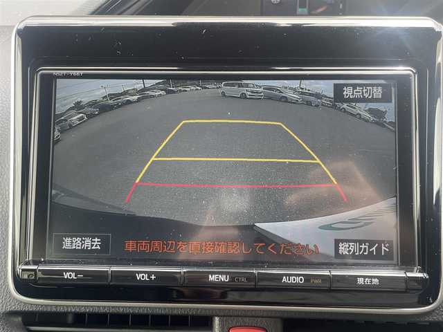 トヨタ エスクァイア ハイブリッド Gi 宮崎県 2017(平29)年 5万km スパークリングブラックパールクリスタルシャイン 純正SDナビゲーション/　AM FM CD DVD BT TV/トヨタセーフティーセンス/　・プリクラッシュセーフティ/　・オートマチックハイビーム/　・レーンディパーチャーアラート/フリップダウンモニター/バックカメラ/ドライブレコーダー/シートヒーター/純正アルミホイール/両側パワースライドドア/スマートキー/プッシュスタート