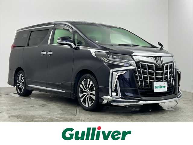 トヨタ アルファード S Cパッケージ 愛知県 2019(令1)年 4.8万km スパークリングブラックパールクリスタルシャイン モデリスタエアロ/　（フロント・サイド・リア）/デジタルインナーミラー/純正フリップダウンモニター/4WD/トヨタセーフティセンス/・PCS/・LDA/・ACC/・BSM/TMN/クリアランスソナー/前席シートヒーター/ステアリングヒーター/前席ベンチレーション/2列目キャプテンシート/オットマン/ドアバイザー/AC100V/ドライブレコーダー/テレビキャンセラー/オートホールド/アルミホイール付き冬タイヤ車載
