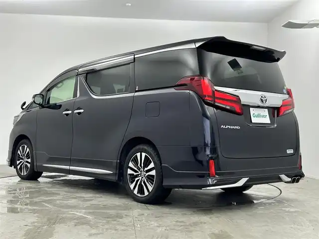 トヨタ アルファード S Cパッケージ 愛知県 2019(令1)年 4.8万km スパークリングブラックパールクリスタルシャイン モデリスタエアロ/　（フロント・サイド・リア）/デジタルインナーミラー/純正フリップダウンモニター/4WD/トヨタセーフティセンス/・PCS/・LDA/・ACC/・BSM/TMN/クリアランスソナー/前席シートヒーター/ステアリングヒーター/前席ベンチレーション/2列目キャプテンシート/オットマン/ドアバイザー/AC100V/ドライブレコーダー/テレビキャンセラー/オートホールド/アルミホイール付き冬タイヤ車載