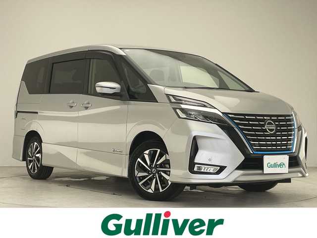 日産 セレナ e－パワー ハイウェイスター V 愛知県 2020(令2)年 6.1万km ブリリアントシルバー プロパイロット/純正10型ナビ/フリップダウンモニター/全方位カメラ/両側パワースライドドア/ハンズフリースライドドア/純正アルミホイール/ＥＴＣ/ブラインドスポットモニター/LEDヘッドライト/ステアリングスイッチ/スマートキー/プッシュスタート