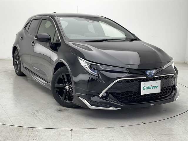 トヨタ カローラ スポーツ ハイブリッドG スタイルPKG 千葉県 2020(令2)年 4.5万km アティチュードブラックマイカ 衝突軽減ブレーキ/オートマチックハイビーム/純正ディスプレイオーディオ/（フルセグ/Bluetooth/USB/FM/AM/Miracast）/バックカメラ/前後コーナーセンサー/アイドリングストップ/ハーフレザーシート/シートヒーター（運転席＋助手席）/ステアリングヒーター/LEDヘッドライト/電動格納ミラー/純正サイドバイザー