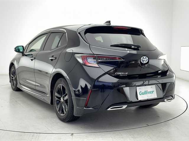 トヨタ カローラ スポーツ ハイブリッドG スタイルPKG 千葉県 2020(令2)年 4.5万km アティチュードブラックマイカ 衝突軽減ブレーキ/オートマチックハイビーム/純正ディスプレイオーディオ/（フルセグ/Bluetooth/USB/FM/AM/Miracast）/バックカメラ/前後コーナーセンサー/アイドリングストップ/ハーフレザーシート/シートヒーター（運転席＋助手席）/ステアリングヒーター/LEDヘッドライト/電動格納ミラー/純正サイドバイザー