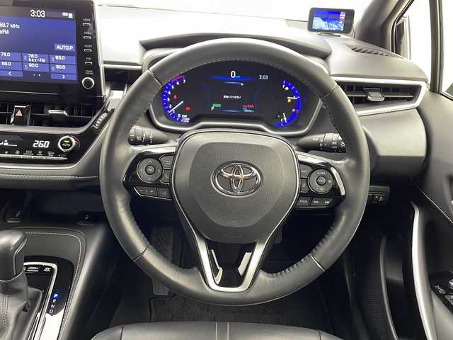 トヨタ カローラ スポーツ ハイブリッドG スタイルPKG 千葉県 2020(令2)年 4.5万km アティチュードブラックマイカ 衝突軽減ブレーキ/オートマチックハイビーム/純正ディスプレイオーディオ/（フルセグ/Bluetooth/USB/FM/AM/Miracast）/バックカメラ/前後コーナーセンサー/アイドリングストップ/ハーフレザーシート/シートヒーター（運転席＋助手席）/ステアリングヒーター/LEDヘッドライト/電動格納ミラー/純正サイドバイザー