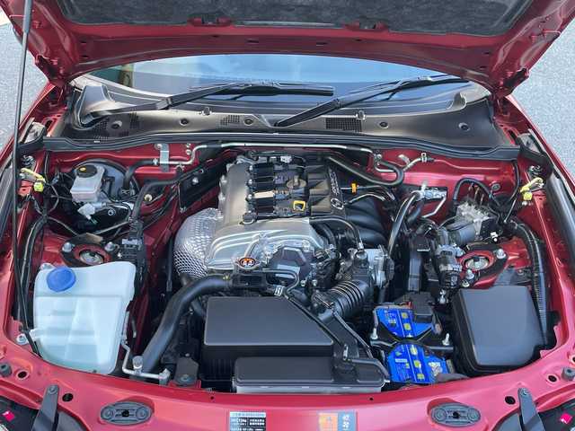 マツダ ロードスター S スペシャルパッケージ 大阪府 2019(平31)年 4.8万km ソウルレッドクリスタルM ワンオーナー/6速MT/純正ナビ（ワンセグTV/Bluetooth/AM・FM）/バックカメラ/シートヒーター（運転席・助手席）/後方コーナーセンサー/横滑り防止機能/プッシュスタート/純正16インチアルミホイール/2口USBソケット/ETC