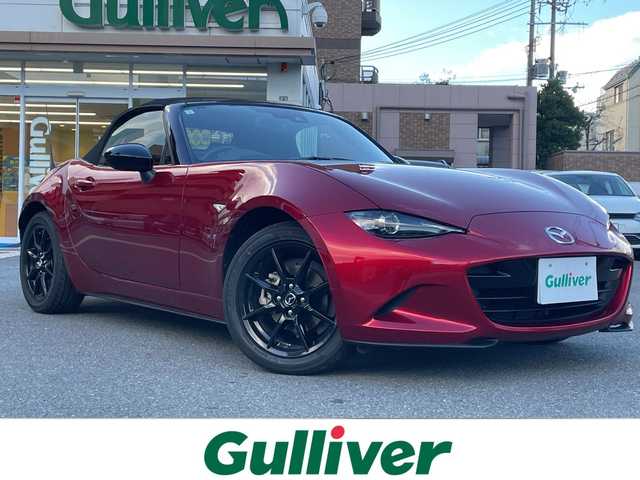 マツダ ロードスター S スペシャルパッケージ 大阪府 2019(平31)年 4.8万km ソウルレッドクリスタルM ワンオーナー/6速MT/純正ナビ（ワンセグTV/Bluetooth/AM・FM）/バックカメラ/シートヒーター（運転席・助手席）/後方コーナーセンサー/横滑り防止機能/プッシュスタート/純正16インチアルミホイール/2口USBソケット/ETC