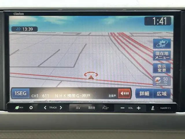 トヨタ ポルテ 130i 兵庫県 2009(平21)年 12.7万km ホワイトパールクリスタルシャイン 社外ナビ/CD/USB/ワンセグTV/ETC/片側パワースライドドア/電動格納ミラー/純正フロアマット/取扱説明書・保証書