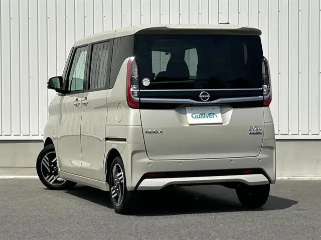 日産 ルークス HWS X プロパイロットED 群馬県 2023(令5)年 0.6万km フローズンバニラパール 純正メモリーナビ(MM223D-L)/(フルセグTV/Bluetooth/HDMI/SD/AM/FM)/アラウンドビュー/プロパイロット/安全装備/・エマージェンシーブレーキ/・レーンキープアシスト/・ふらつき防止装置/車内・前方純正ドラレコ(DJ6-D)/ハンズフリーオートスライドドア/電子パーキング/オートブレーキホールド/追従クルコン/プラズマクラスター技術搭載リヤシーリングファン/電格ウインカーミラー/LEDヘッドライト/オートライト/フォグランプ/アイドリングストップ/プッシュスタート/スマートキー/後席ロールサンシェード/シートバックテーブル/純正ビルトインETC2.0/純正14インチアルミ/取扱説明書/スペアキー×1