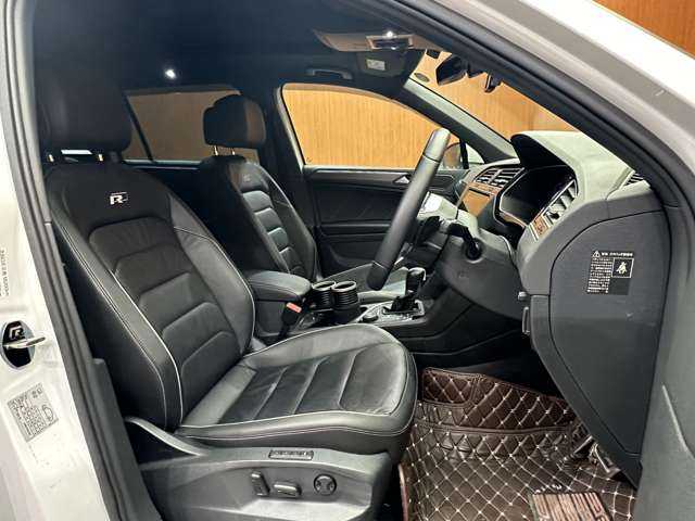 フォルクスワーゲン ティグアン TDI 4モーション Rライン 千葉県 2019(平31)年 5.6万km オリックスホワイトパールエフェクト パノラマSR　/純正ナビ　/360°カメラ　/ACC　/バーチャルCP　/黒革　/シートヒーター　/パワーシート　/LEDヘッドライト　/ハイビームアシスト　/パーキングアシスト　/電動リアゲート　/ETC　/純正20インチAW