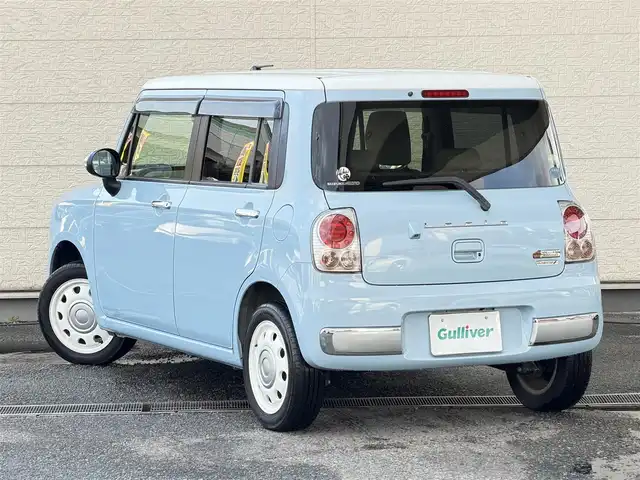 スズキ ラパン ショコラ X 兵庫県 2014(平26)年 4.6万km エアブルーM/ホワイト 純正ナビ/（BT/TV/AUX/SD）/バックカメラ/HIDヘッドライト/AUTOライト/レザーシート/アイドリングストップ/フロントドライブレコーダー/ETC/スマートキー/スペアキー/保証書/取扱説明書