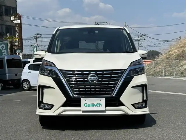 日産 セレナ ハイウェイスター 福島県 2020(令2)年 6.9万km ブリリアントホワイトパール 登録時走行距離：68575km/プッシュスタート/純正SDナビ/ (BT/フルセグTV/Blu-ray/DVD/CD/AM/FM)/バックカメラ/アラウンドビューモニター/パーキングアシスト/プロパイロット/ビルトインETC/ステアリングスイッチ/クルーズコントロール/ドライブレコーダー/フリップダウンモニター/純正フロアマット/両側パワースライドドア/ウォークスルー/LEDヘッドライト/電動格納ミラー/ウィンカーミラー/スマートキー/社外16インチAW/オートライト/アイドリングストップ/コーナーセンサー/横滑り防止装置/衝突被害軽減システム/保証書/取扱説明書/ナビゲーション取扱説明書