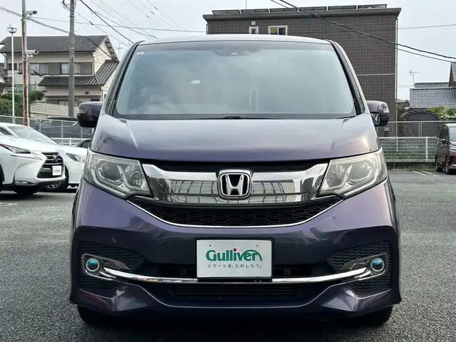 ホンダ ステップワゴン スパーダ クールスピリット 熊本県 2015(平27)年 7万km プレミアムスパイスパープルP ワンオーナー/ホンダセンシング/純正ナビ/（CD・DVD・フルセグTV・BTオーディオ・SD）/バックカメラ/ETC/前後ドライブレコーダー/純正17インチAW/レーダークルーズ/両側パワースライドドア/ハーフレザーシート/前席シートヒーター/LEDヘッドライト/オートライト/フォグライト/横滑り防止装置/ウィンカーミラー/純正フロアマット/ドアバイザー/新車保証書/取扱説明書/スマートスペアキー×1本