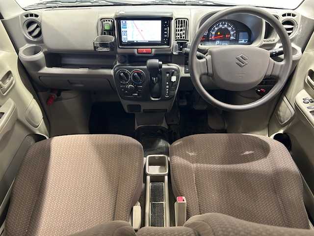 スズキ エブリイ JOIN 宮城県 2019(令1)年 4.2万km シルキーシルバーメタリック 4WD/スズキセーフティサポート/・衝突軽減ブレーキ/・車線逸脱警報装置/・コーナーセンサー/社外ナビ/・型番：CN-RA05WD/・フルセグTV/Bluetooth/CD/DVD/・バックカメラ/両側スライドドア/リモコンキー/・スペアキー/オートライト/・ヘッドライトレベライザー/純正ラバーマット/ドアバイザー/社外AW付スタッドレスタイヤ積込/・145R12 4mm