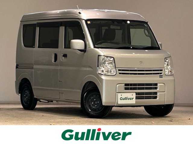 スズキ エブリイ JOIN 宮城県 2019(令1)年 4.2万km シルキーシルバーメタリック 4WD/スズキセーフティサポート/・衝突軽減ブレーキ/・車線逸脱警報装置/・コーナーセンサー/社外ナビ/・型番：CN-RA05WD/・フルセグTV/Bluetooth/CD/DVD/・バックカメラ/両側スライドドア/リモコンキー/・スペアキー/オートライト/・ヘッドライトレベライザー/純正ラバーマット/ドアバイザー/社外AW付スタッドレスタイヤ積込/・145R12 4mm