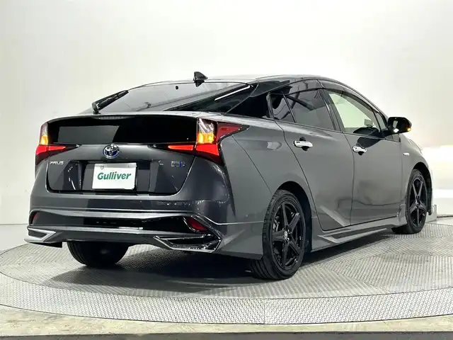 トヨタ プリウス S ツーリングセレクション 大阪府 2019(令1)年 4.5万km グレーメタリック モデリスタエアロ 黒革シート 純正ナビ(フルセグ/DVD再生/Bluetooth) バックカメラ ETC 衝突軽減 レーダーC レーンアシスト クリアランスソナー シートヒーター 前後ドラレコ