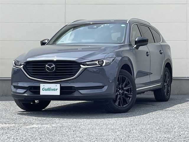 マツダ ＣＸ－８ XD エクスクルーシブモード 茨城県 2022(令4)年 1.9万km ポリメタルグレーM ワンオーナー/純正10.25インチナビ/フルセグTV/Boseサウンド/ヘッドアップディスプレイ/全方位カメラ/ワイヤレス充電器/コーナーセンサー前後/クルーズコントロール/シートヒーターD＋N席/パワーシートD＋N席/電動リアゲート/盗難防止装置/純正LEDヘッドライト/スペアキー/ETC