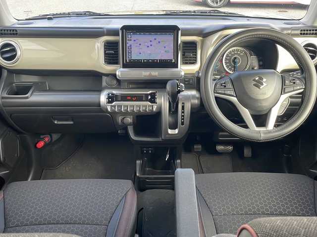 スズキ クロスビー HYBRID MZ 愛知県 2023(令5)年 2.3万km 黒Ⅱ ワンオーナー/純正メモリナビ/【フルセグ・DVD再生可・CD・Bluetooth】/バックカメラ/ビルトインETC/スズキ　セーフティ　サポート/【デュアルカメラブレーキサポート・誤発進抑制機能・車線逸脱警報・車線維持支援機能・ふらつき警報・先行車発進お知らせ機能】/前後ドライブレコーダー/前席シートヒーター/横滑り防止機能/アイドリングストップ/プッシュスタート/スマートキー/スペアキーあり/電動格納ミラー/ウィンカーミラー/純正フロアマット/ドアバイザー/新車保証書/取扱説明書