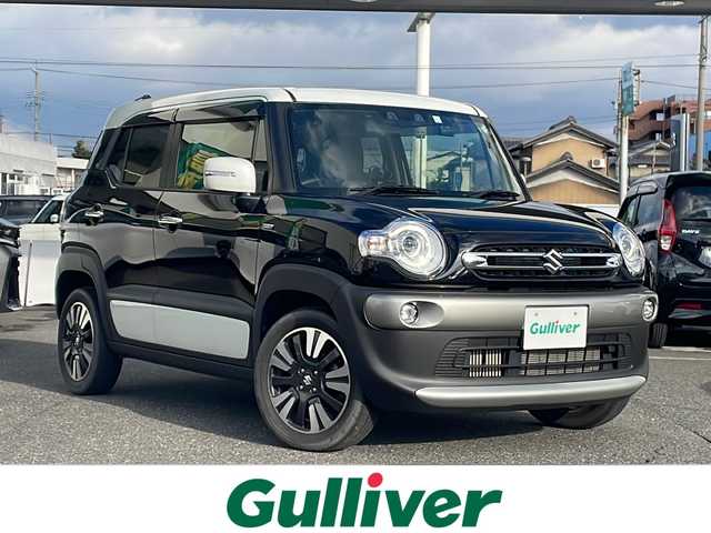 スズキ クロスビー HYBRID MZ 愛知県 2023(令5)年 2.3万km 黒Ⅱ ワンオーナー/純正メモリナビ/【フルセグ・DVD再生可・CD・Bluetooth】/バックカメラ/ビルトインETC/スズキ　セーフティ　サポート/【デュアルカメラブレーキサポート・誤発進抑制機能・車線逸脱警報・車線維持支援機能・ふらつき警報・先行車発進お知らせ機能】/前後ドライブレコーダー/前席シートヒーター/横滑り防止機能/アイドリングストップ/プッシュスタート/スマートキー/スペアキーあり/電動格納ミラー/ウィンカーミラー/純正フロアマット/ドアバイザー/新車保証書/取扱説明書