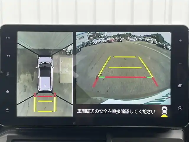 ダイハツ タフト G クロムベンチャー 愛媛県 2022(令4)年 0.8万km フォレストカーキメタリック ガラスルーフ/スマートアシスト/衝突被害軽減ブレーキ/レーンキープアシスト/ふらつき警報/コーナーセンサー/純正9インチナビ【NSZN-Y71DS】/　CD/DVD/Bluetooth/ワンセグ/全周囲/バックカメラ/前方ドライブレコーダー/ETC/前席シートヒーター/電子パーキングブレーキ/革巻きステアリング/ステアリングスイッチ/オートライト/LEDヘッドライト/電動格納ミラー/アームレスト(収納付)/フロアマット